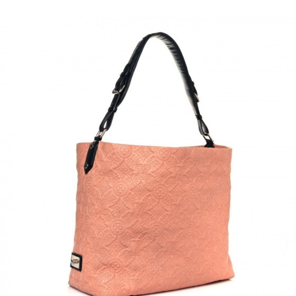 Rare Louis Vuitton Monogram Lambskin Antheia Hobo PM Rose - Picture 3 of 6